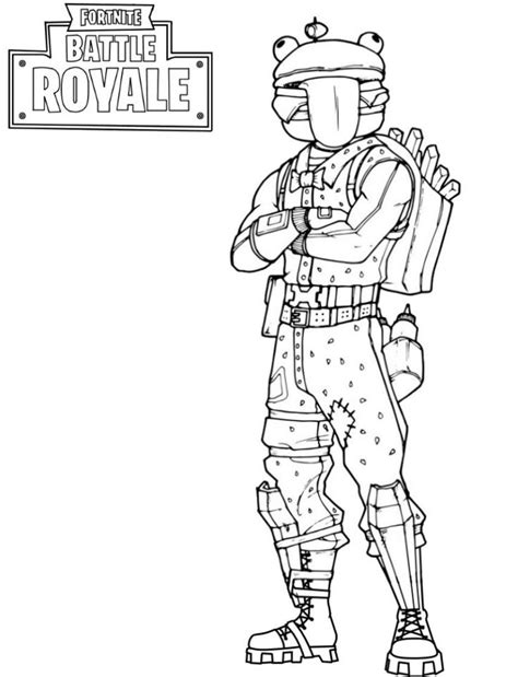 Ninja Fortnite Coloring Pages Printable Ojuselementary