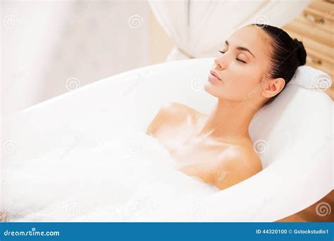Total Relaxation Stock Photo Image Of Keeping Bubble 44320100