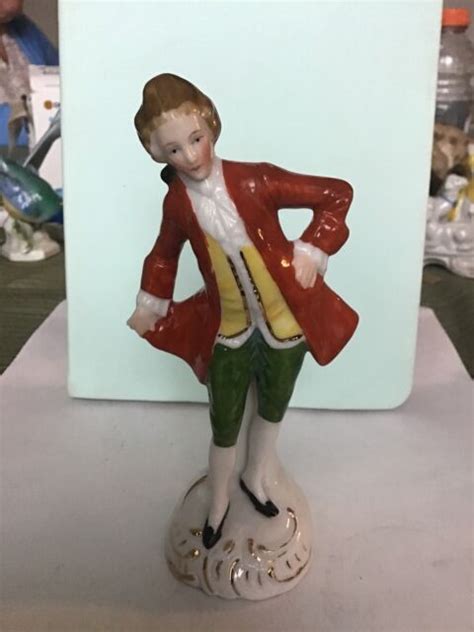 Vintage Colonial Figure Porcelain Figurine Ebay