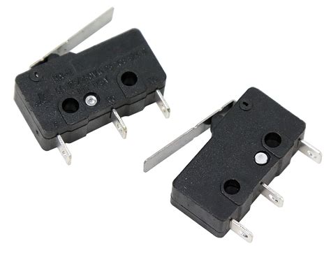 Micro Limit Switch Straight Lever 2 Pack Servocity