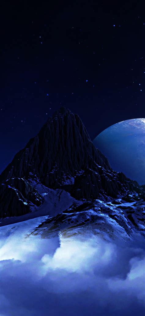 720x1570 The Rise Of Planet Hd Mountain Tip 720x1570 Resolution