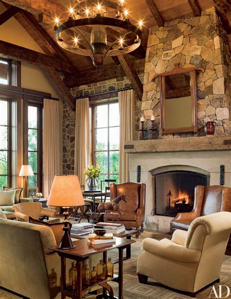 13 Utterly Inviting Rustic Living Room Ideas Photos Architectural Digest