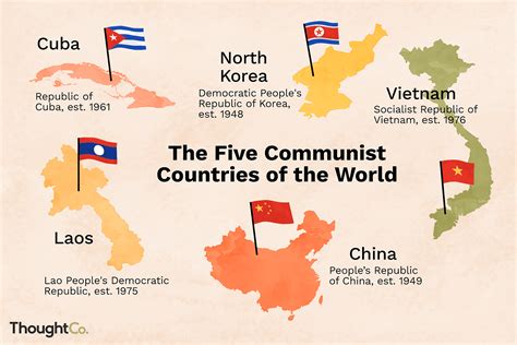 A List Of Current Communist Countries In The World