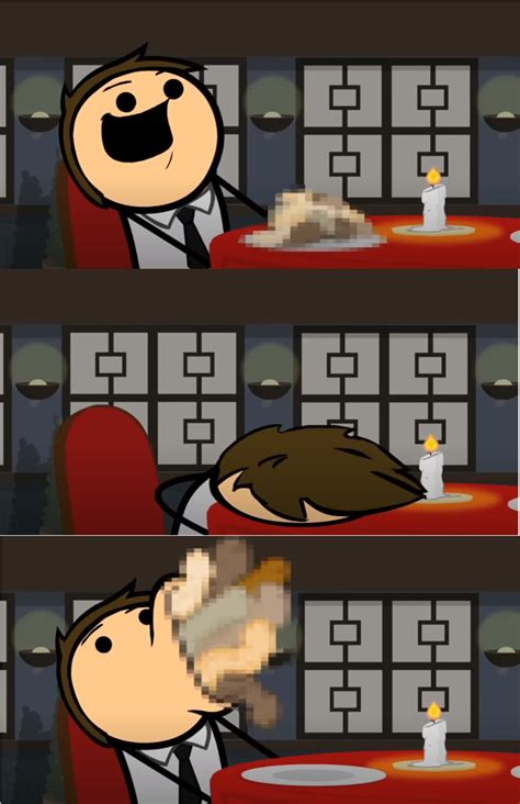 cyanide and happiness eating dicks blank template imgflip
