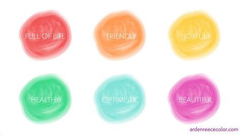 Positive Energy Color Meanings • Arden Reece Color Mystic
