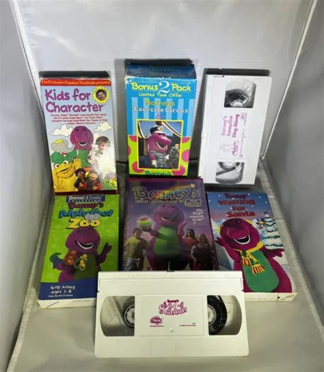 Vintage Barney Vhs Lot Rare Eur 1382 Picclick Fr