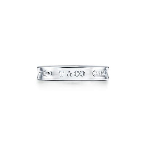Tiffany 1837 Ring In Silver Narrow Tiffany And Co