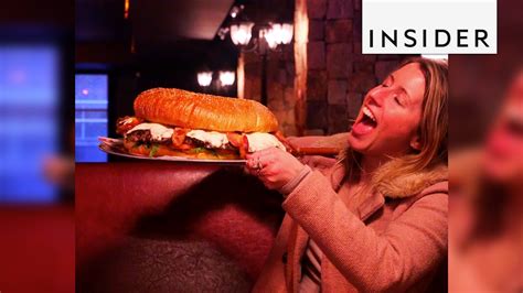 You Can Order Absurdly Large Food At This Nyc Bowling Alley Youtube