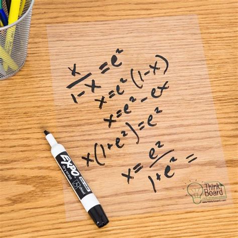 Student Dry Erase Board Bundle Dry Erase Wall Decals Think Board