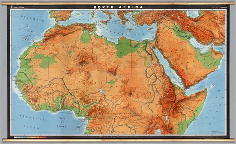 Physical Map Of North Africa