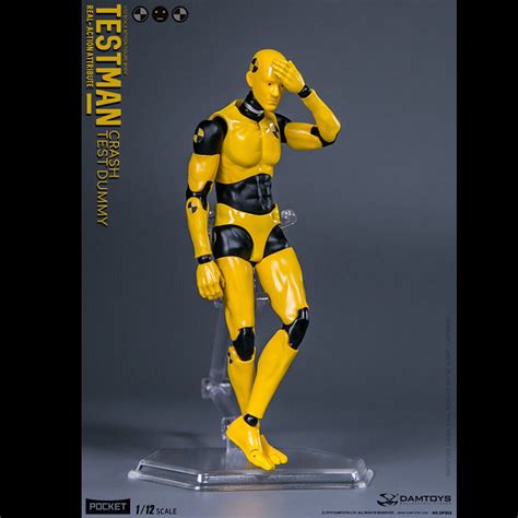 Damtoys Dps Scale Crash Test Dummy Testman Movable Action Figure