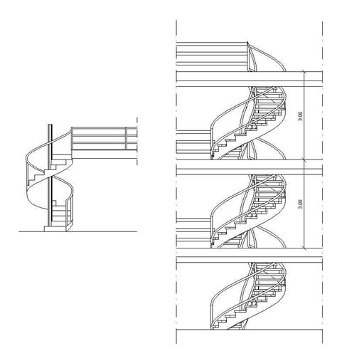 Free Spiral Stair Details Free Autocad Blocks And Drawings Download Center