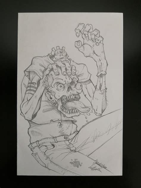Artstation Zombie Sketch