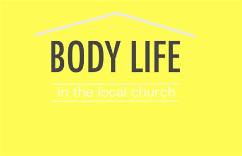 Body Life In The Local Church ~ Vassal Of The King