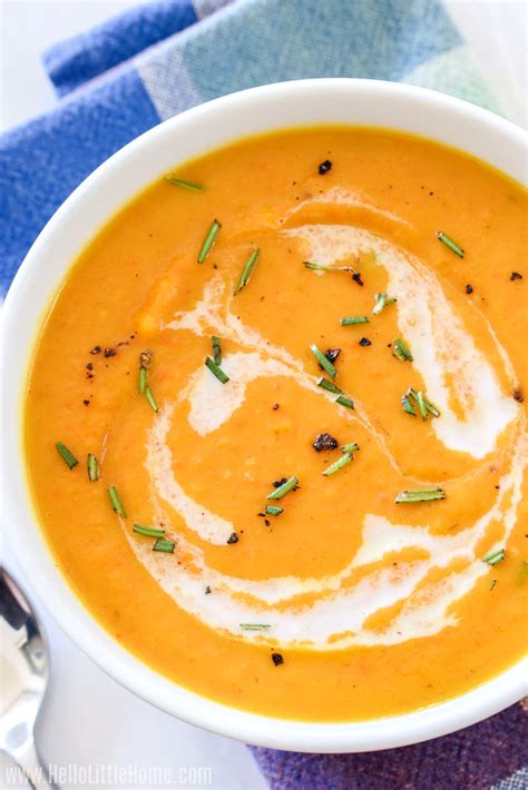 Roasted Pumpkin Soup Easy Recipe Hello Little Home