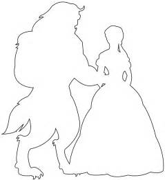Beauty And The Beast Silhouette Free Vector Silhouettes