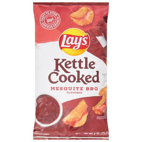 Save On Lays Kettle Cooked Potato Chips Mesquite Bbq Order Online