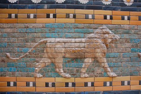 Ishtar Gate Lion Picture On The Wall Of Processional Way I Flickr