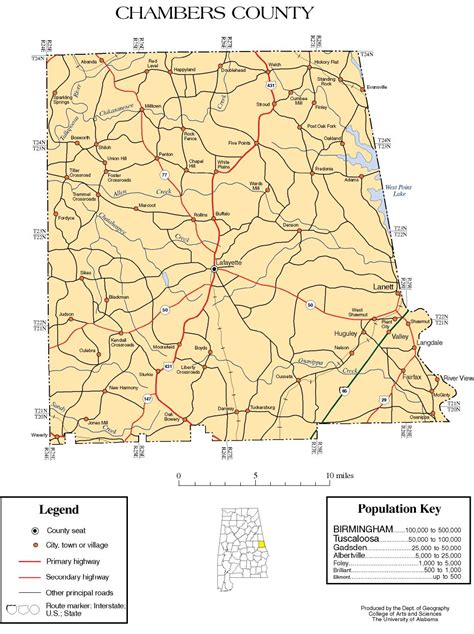 Maps Of Chambers County