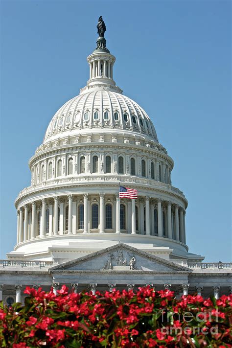The United States Capitol Building Dome Photograph By