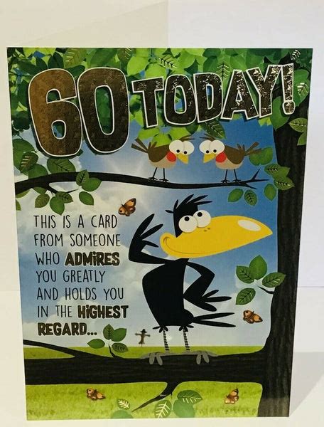 Funny 60th Birthday Card Man 60thbirthdayman 5052818033225 60th