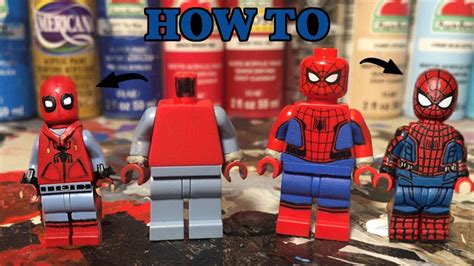 How To Make A Custom Lego Spiderman Tutorial Youtube
