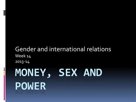 ppt money sex and power powerpoint presentation free download id 2271086