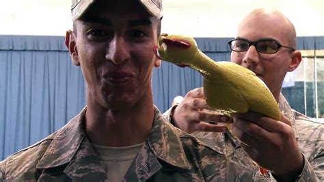 Usaf Honor Guard Rubber Chicken Bearing Test Youtube