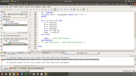 Xilinx Vhdl Test Simulation In Linux