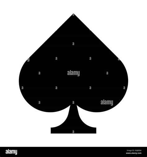 Playing Card Spade Suit Icon Design Can Use For Web And Mobile App