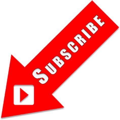 Arrow Youtube Subscribe Png Transparent Background Free Images And