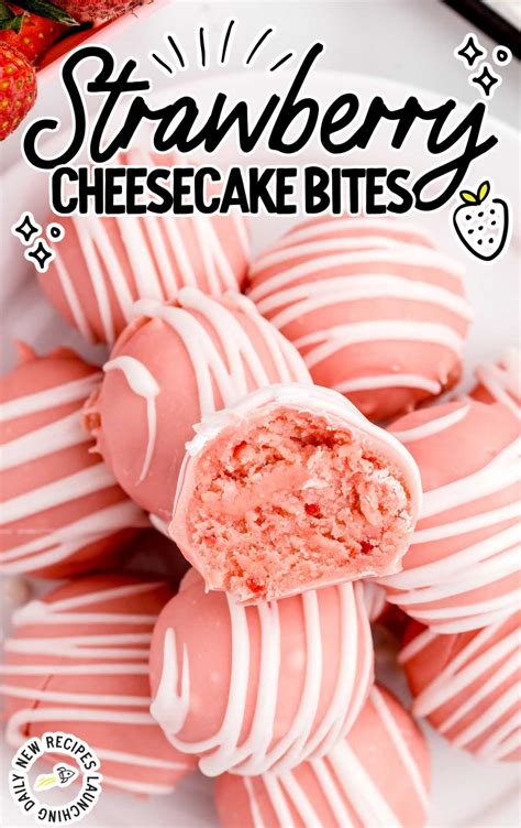 Strawberry Cheesecake Bites Spaceships And Laser Beams