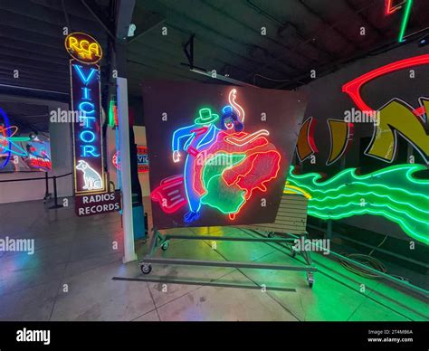 Museum Of Neon Art Glendale California Usa Stock Photo Alamy