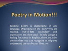 Poetry in motion!!!!
