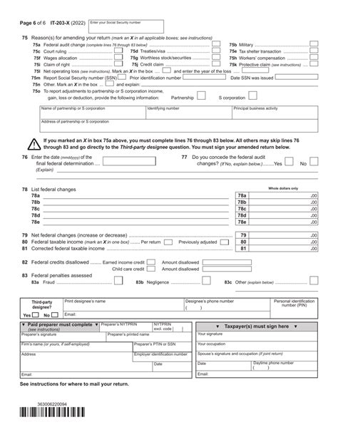 Form It 203 X Download Fillable Pdf Or Fill Online Amended Nonresident