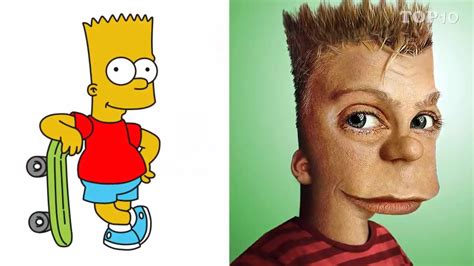 The Simpsons In Real Life Simpson Characters In Real Life Top 10 Youtube
