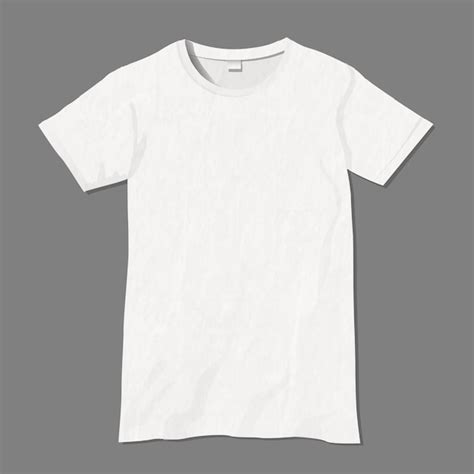 Plantilla De Dise O De Camiseta Blanca Vector Premium
