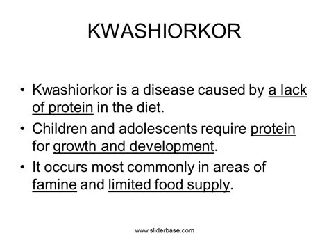 Kwashiorkor Definition Causes Symptoms And Test
