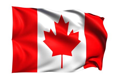 Canada Waving Flag Realistic Transparent Background 15309633 Png