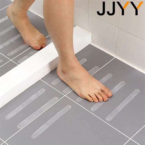 Jjyy 61224 Pcs Anti Slip Bath Grip Stickers Non Slip Shower Strips Flooring Safety Tape White