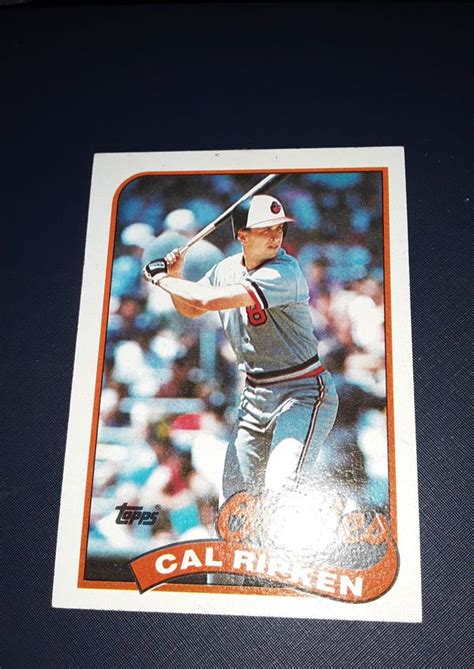 Topps 1989 250 Cal Ripken Jr Error Baseball Card For Sale In San