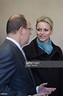 Princess Charlene of Monaco and Prince Albert II of Monaco during ...