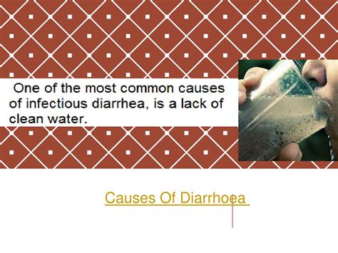 Ppt Causes Of Diarrhoea Powerpoint Presentation Free Download Id