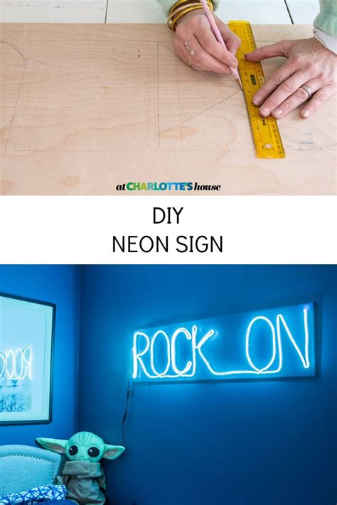 How To Diy A Custom Neon Sign At Charlottes House