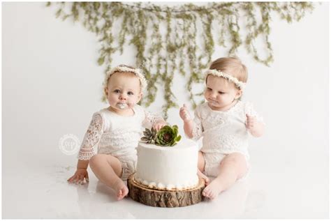 Twins Cake Smash First Birthday Twin Cake Smash Twins Cake Cake Smash