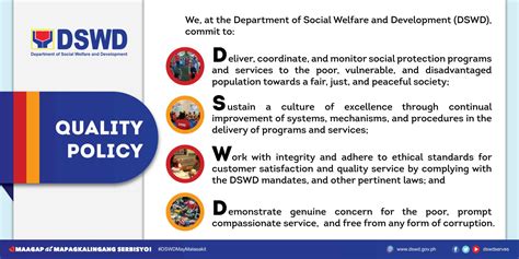 Visionmissionvaluesquality Policy Dswd Field Office Ncr Official