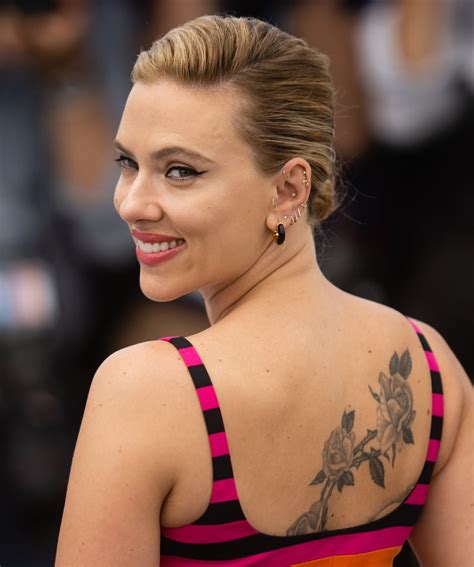 Scarlett Johansson S Tattoos And Their Meanings Popsugar Beauty Hot Sex Picture