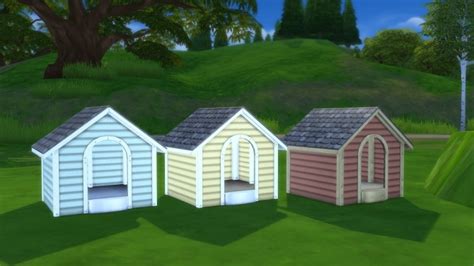 2 To 4 Dog House By Biguglyhag Sims 4 Decor