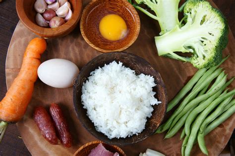 Vietnamese Food Fried Rice Asian Eating Stock Photo Image Of Nutrition Cholesterol 56846396