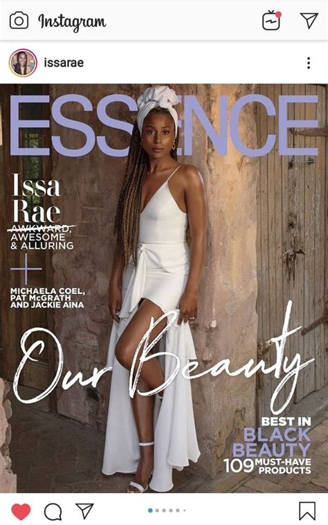 Issarae On Instagram On The Cover Of Essence Magazine In 2020 Issa